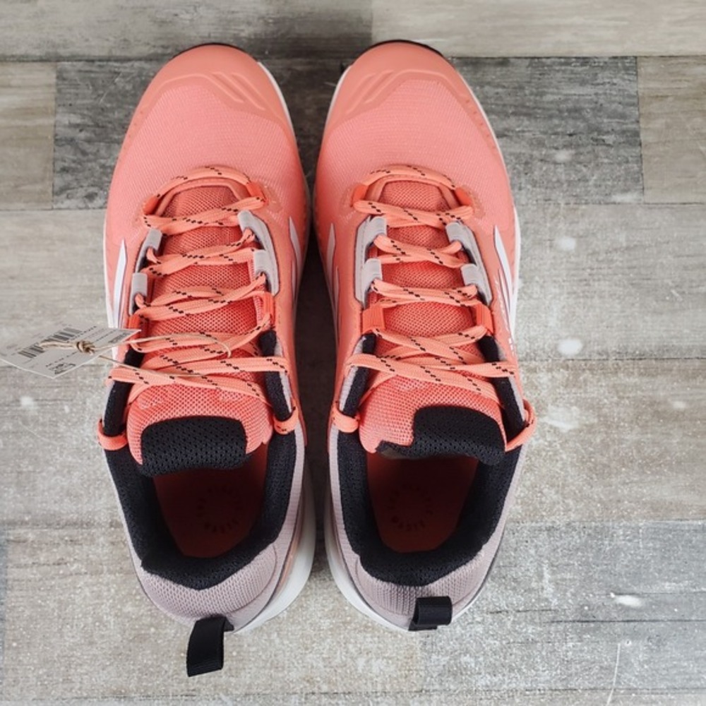 Adidas Terrex Swift R3 Womens Shoes Sz 9.5 Coral Fusion Lace-Up Round Toe - Picture 4 of 12